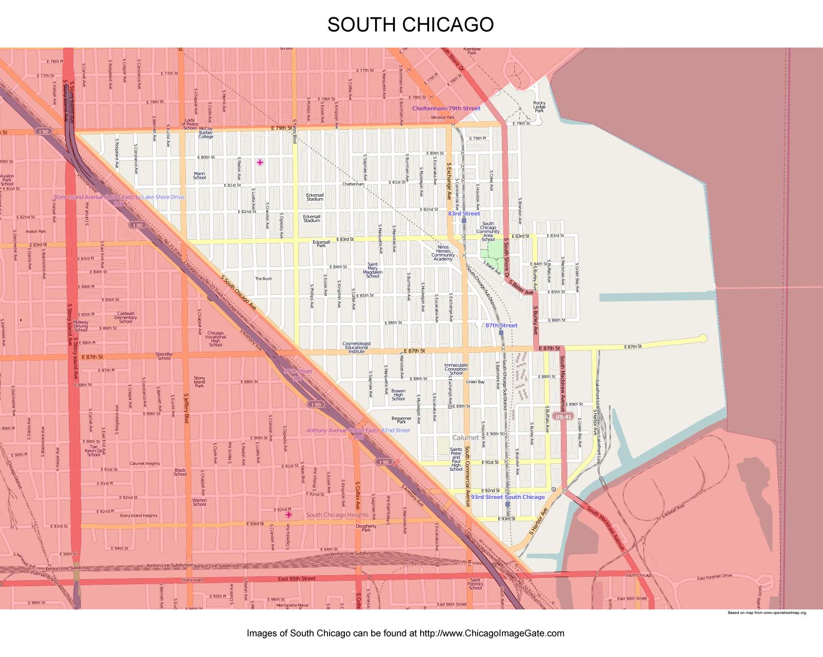 South Side Chicago Neighborhood Map 2024 Schedule 1